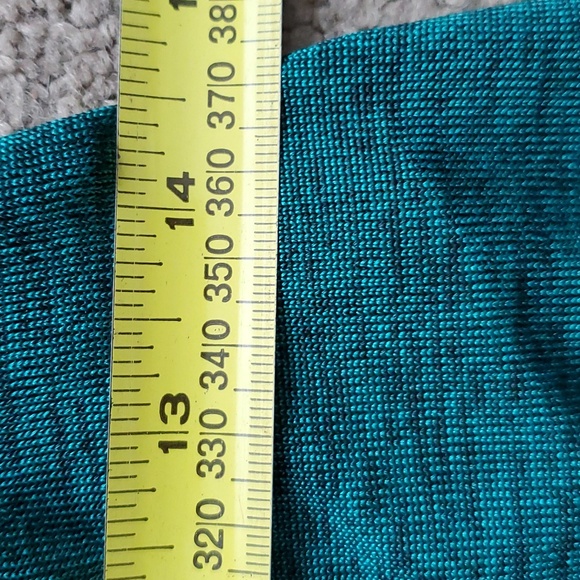 Women's Free People Killer Queen Green V-Neck Blouse Tee Size S - Picture 11 of 11